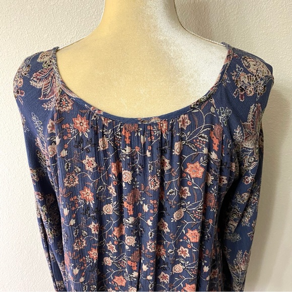 Free People Lucky Loosey Indigo Dress - Picture 5 of 9